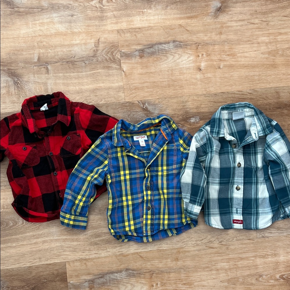 Plaid Kids Shirt bundle